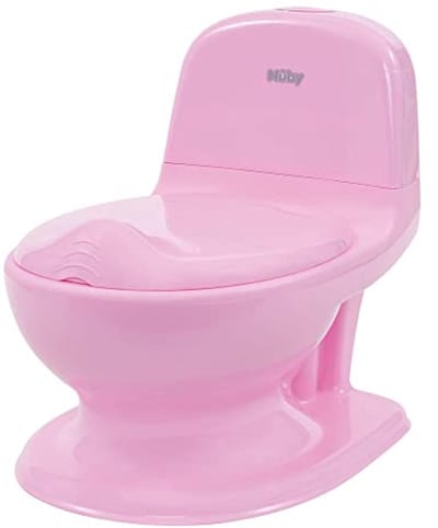Realistische Potty voor Peuters met Flush Geluid - Geschikt voor 18m+ - Roze