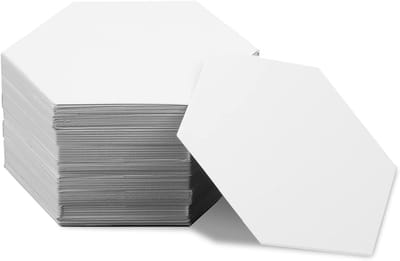 200 Stuks Papieren Sjablonen voor Quilten, Hexagonale Vormpjes van 3.8 cm voor Patchwork en Quilting Benodigdheden
