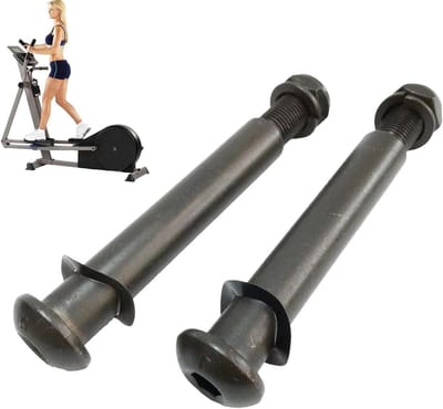Reserveschroeven Fitnessapparaten - Onderhoudsset - Apparaten Stabiliseren - Robuust Staal - 1 Paar - Zwart