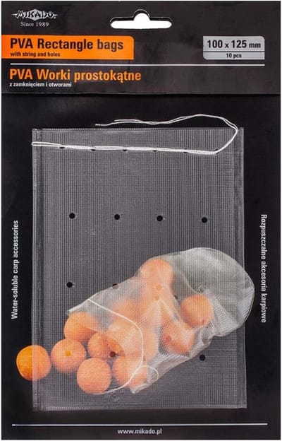 Mikado Pva Bags Met Gaatjes En Koord | 101X125Mm