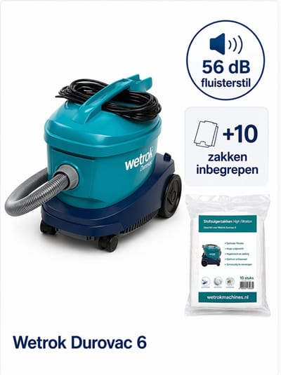 Wetrok Durovac 6 professionele stofzuiger-Geluidsvermogen dB(A) 70