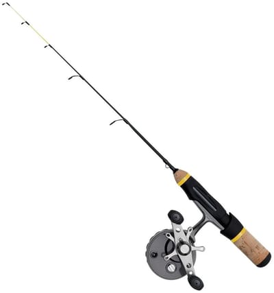 Kinetic Yellow Ice Jigging-combo Zwart 0.48 m