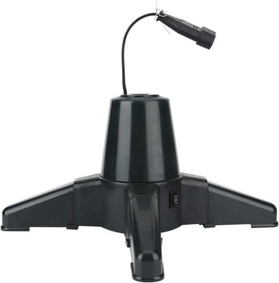 Draaibare kerstboomstandaard met stopcontact en 3 instellingen voor optimale lichtrotatie, 360 graden draaibaar en perfect voor de feestdagen
