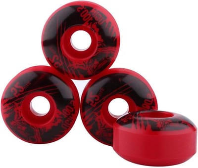 Skateboard Wielen 52mm x 30mm - 4 Stuks Duurzame PU Cruiser Wielen voor Longboard en Skateboard - Verkrijgbaar in 4 Kleuren (Rood)