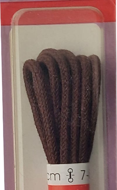 Ronilux Veter - Middel Bruin - Dun Rond - Lengte 90 cm - Dikte 2,5 mm - Schoenveter