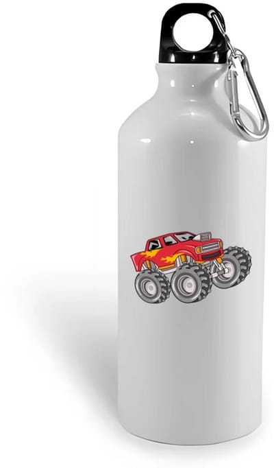 Hacebo® - Monstertruck waterfles - Auto - Autoliefhebbers - Autosport - motorsport - water fles - 400ML
