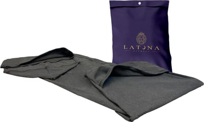 Latona Blanket® Compressie slaapzak - 140 x 40cm - Antraciet - Alternatief voor verzwaringsdeken