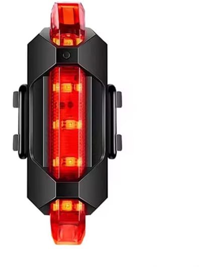 Oplaadbare achterlamp - Fietslamp - USB oplaadbaar - Achterlicht voor fiets - Fietsverlichting - Achterlampje - Waterdichte - Rood licht - CHPN
