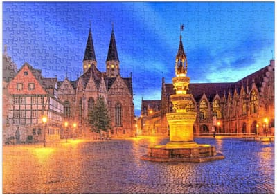 Legpuzzel 500 Stukjes - Stadsgezicht Puzzel - Ontspanning Thuis - Gedetailleerde Afbeelding - 48 x 34 cm - Niet Gespecificeerd