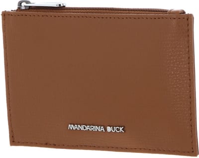 MANDARINA DUCK Leren Kaarthouder Mellow Urban Wallet Indian Tan Bruine
