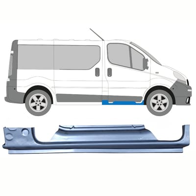 Reparatie dorpel voor Opel Vivaro 2001-2014 / Rechts