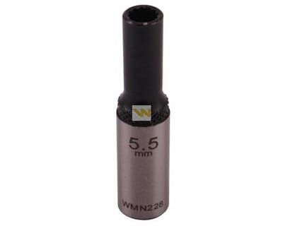 Waryński 1/4" Dopsleutel 5,5 mm 12-punts CrV DIN 3124