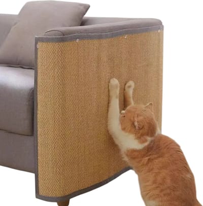 Meubelbeschermer voor Krabbende Kat - Bescherm uw Bank met Anti-Kat Krabmat - Duurzame Sofa Beschermer en Kattenspeelgoed in Één! - 50cm x 80cm