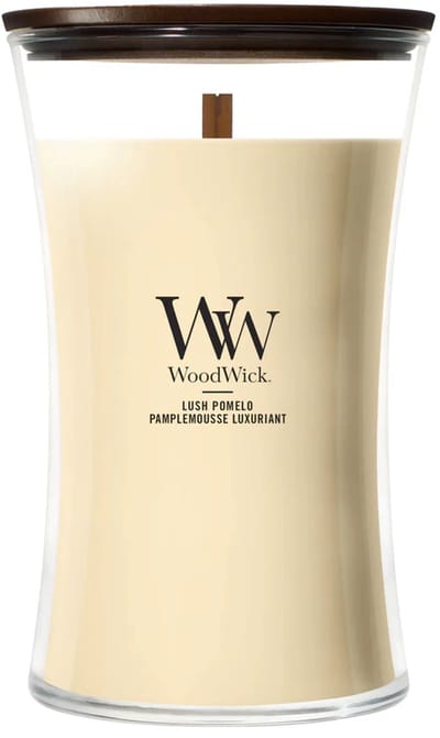 WoodWick Hourglass - Lush Pomelo - Large Geurkaars - 130 branduren