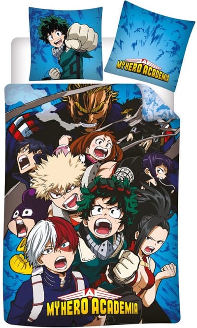 My Hero Academia Dekbedovertrek, Izuku - Eenpersoons - 140 x 200 cm - Katoen