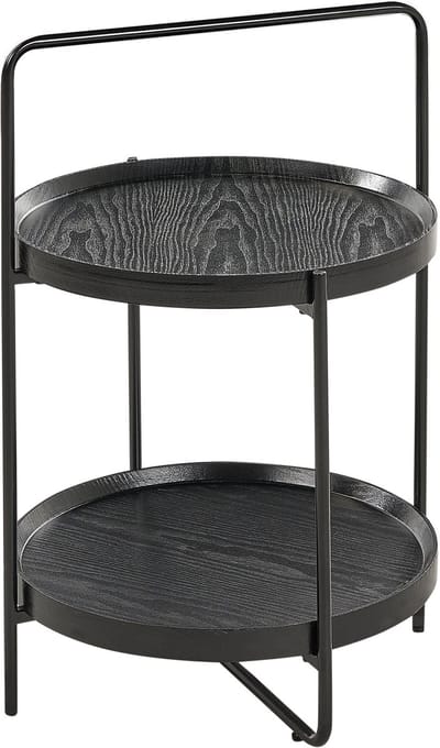 EVART - Bijzettafel - Zwart - Hout