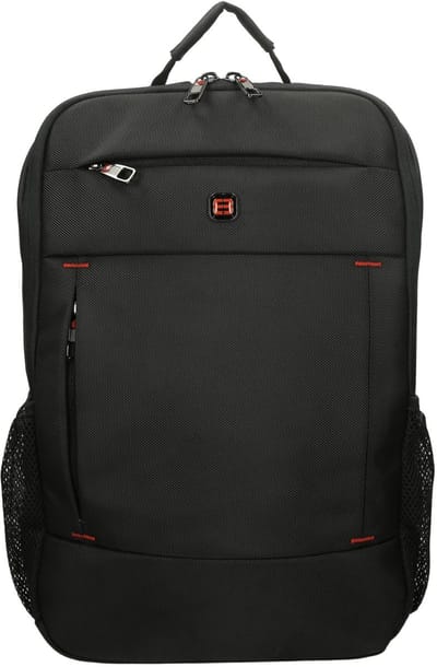 Enrico Benetti Cornell Laptoprugzak 17 inch - Zwart
