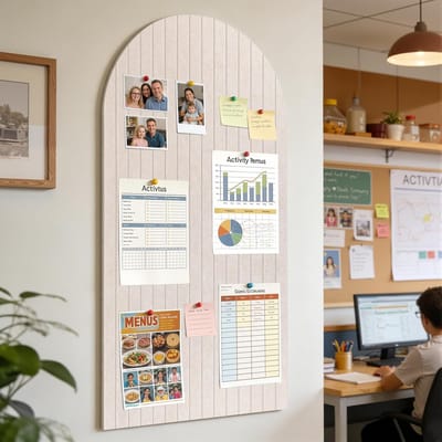 notitiebord, decoratief prikbord van vilt, met 45 punaises, zelfklevend, zonder resten plakband, opvouwbaar fotobord, memoborden, geschikt voor kantoor, thuis, school, lichte camel, 80 x