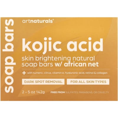 artnaturals, Kojic Acid Soap, 2 bars, 5 oz (142 g) beige