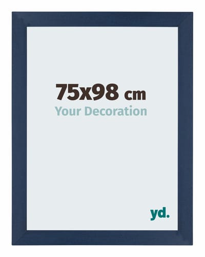 Your Decoration - Puzzellijst 75x98 cm - Donkerblauw Geveegd - Puzzellijst 1500-2000 stukjes - MDF Fotolijst - Mura