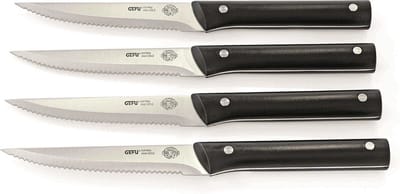 GEFU Barbecue steakmessen, BBQ, 4 stuks