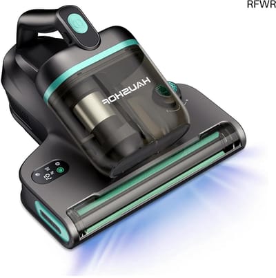 RFWR® Mijtzuiger voor matrassen met 400W motor, UV-C licht en heteluchtfunctie