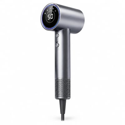 Hogesnelheidsföhn - 1600 W en 220 V - borstelloze motor van 110.000 tpm met negatieve ionen - enkele diffusermond - geschikt voor cadeauverpakking