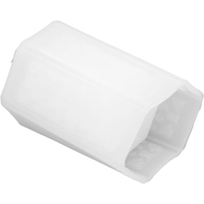 Moule en Résine Grand Porte-Crayons Moules en Silicone Réutilisables Matériel de Coulage DIY pour Pots de Fleurs Cadeaux Motif Hexagonal white