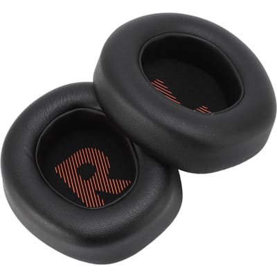 2 STKS Hoofdtelefoon Oorkussens Hoge Dichtheid Spons Eiwitleer Oortelefoon Kussens Vervanging Headset black