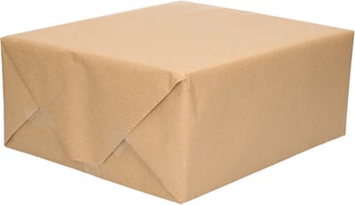 Decoris inpakpapier / cadeaupapier - gerecycled kraft papier- bruin - 200 x 70 cm - Hobby kraftpapier