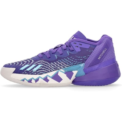 D.o.n.-basketbalschoen voor heren Uitgave 4 Purple Rush/gebroken wit/helder aqua