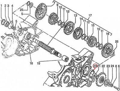 originele motorafdichting voor gilera 50 eaglet motor 1995 tot 1996 434065 / 18x30x6.5mm / nieuwe eenheid