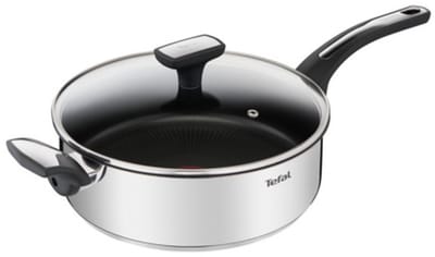 26 cm roestvrijstalen sauteerpan met deksel - tefal - e3003304