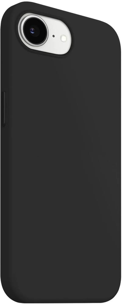 MYWAY, Beschermhoes Geschikt voor Apple iPhone 16e MagSafe Zachte Silicone Matte Afwerking, Zwart
