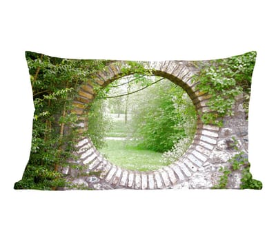 Sierkussens - Kussentjes Woonkamer - 50x30 cm - Park - Doorkijk - Natuur