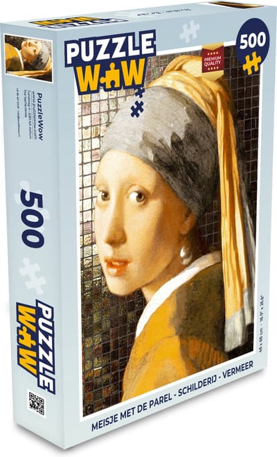 Puzzel Meisje met de parel - Schilderij - Vermeer - Legpuzzel - Puzzel 500 stukjes