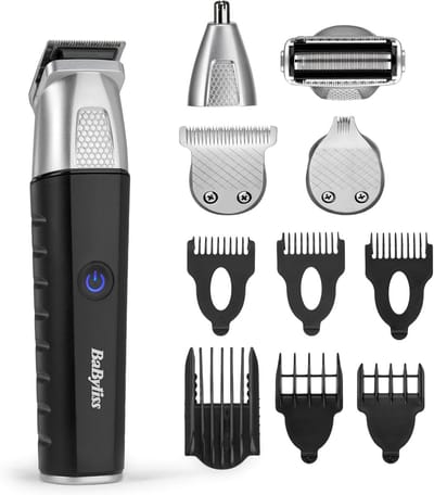 Multitrimmer Kit - Grooming Set - Persoonlijke Verzorging - 11-in-1 Functies - Waterdicht Ontwerp - Zwart Grijs