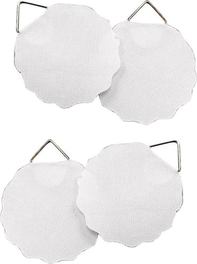Rayher Ophanghaakjes - 30x stuks - zelfklevend - voor schildersdoek - 3 cm - plakhaakjes