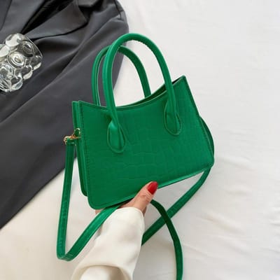Handtas in Koreaanse stijl, trendy, zomer nieuwe stijl tas, modieuze eenvoudige crossbodytas voor dames, casual modieuze schoudertas blue
