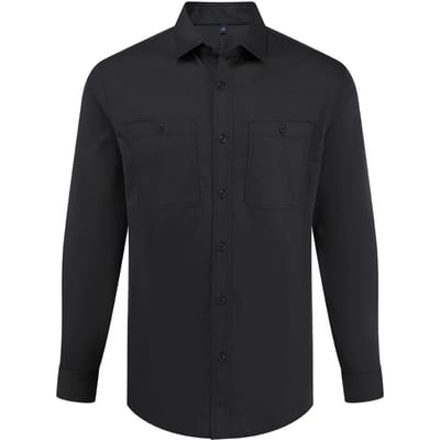 Premier Unisex Volwassen Utility 2.0 Service Shirt (Blijf Zwart)