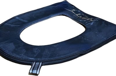 Nivard Wc Bril Hoes - Toiletbril Cover - Toiletbril - Wc Deksel - Wasbaar - Verwarmde Wc Bril - (Niet Elektrisch) - Zacht - Rits - Zwart