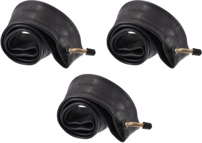 Dailygoods- Fiets Binnenband 14x2.125 Rubber - 3 Stuks - Gebogen Ventiel 45mm - Duurzaam - Geschikt voor Mountainbike/Racefiets - Buitenband