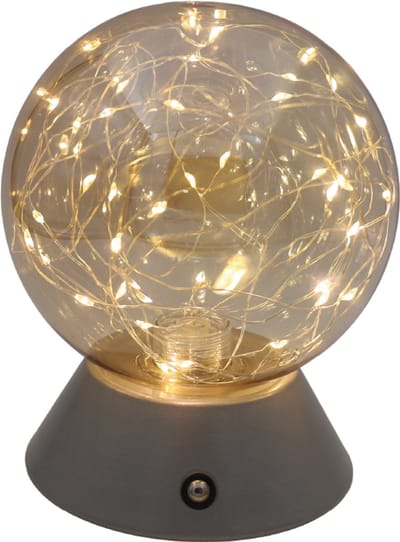 Luxus Europe - Tafellamp Touch Mila Zilver - Draadloze LED Tafellamp Binnen - USB-C Oplaadbaar - Touchbediening - Dimbaar - 3 Lichtkleuren