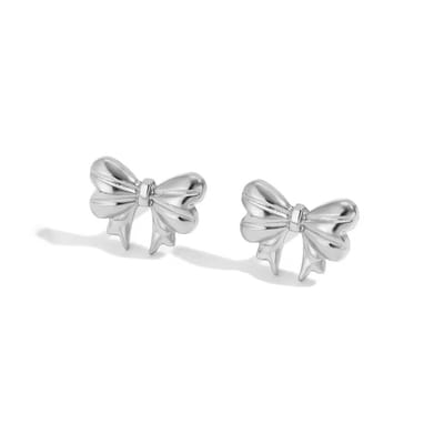 Mini Strik Oorbellen - Zilverkleurig | 1,1 x 0,7 cm | Stainless Steel | Fashion Favorite
