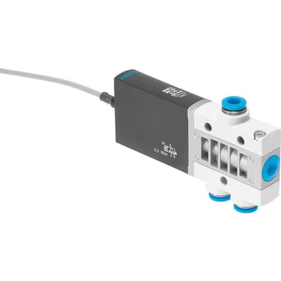 Festo 3/2 NC Monostabiele Lucht Magneetventiel QS-6 200l/min -0.9 - 8bar/-13 - 116psi - 525152
