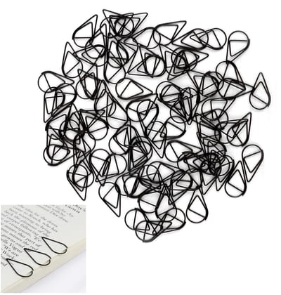 Dailygoods- Papierklemmen 200 stuks - Robuuste Metalen Klemmen - Waterdruppelvorm - Voor Documenten/Foto's - Duurzaam - Hoogwaardige Kwaliteit - Paperclips