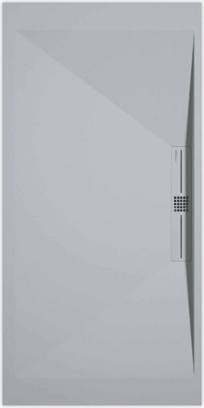 Sanifun douchebak Stone Side Gray 7035 Smooth 1400 x 700 P