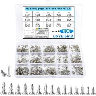 Plaatschroeven Set - Mini Schroeven - Elektronica Reparatie - 900 Stuks - M1 tot M1.7 - Zilver
