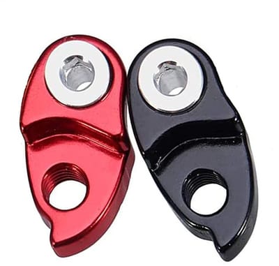 Cosensi- Derailleurhanger 2 Stuks - Fiets Achter Derailleur Hanger - Aluminium Legering - MTB/Racefiets - Eenvoudig te Installeren - Duurzaam en Roestbestendig - Fietsderailleur