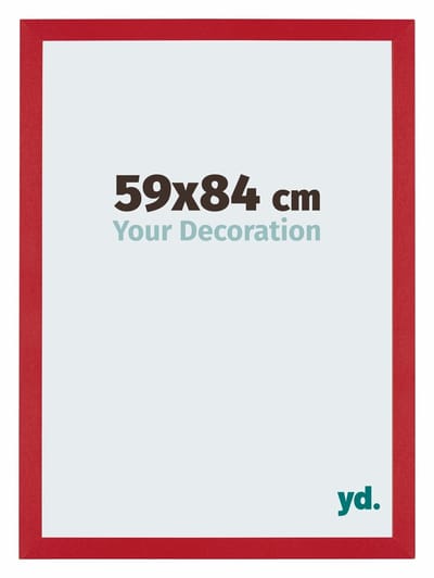 Your Decoration - Puzzellijst 59x84 cm - Rood - Puzzellijst 1500-2000 stukjes - MDF Fotolijst - Mura